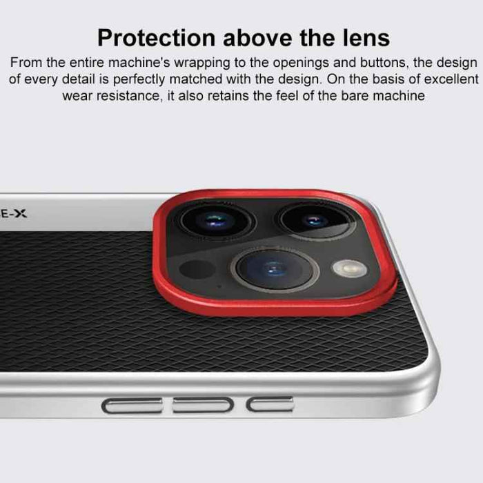 For iPhone 17 Pro Max Camera Design Diamond Texture Leather PC Phone Case(Black)