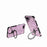 For iPhone 16e J-20 Solid Color MagSafe Magnetic TPU+PC Phone Case(Pink)