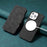 For iPhone 16e Denior B07 MagSafe Detachable Leather Phone Case(Black)