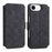 For iPhone 16e Denior B07 MagSafe Detachable Leather Phone Case(Black)