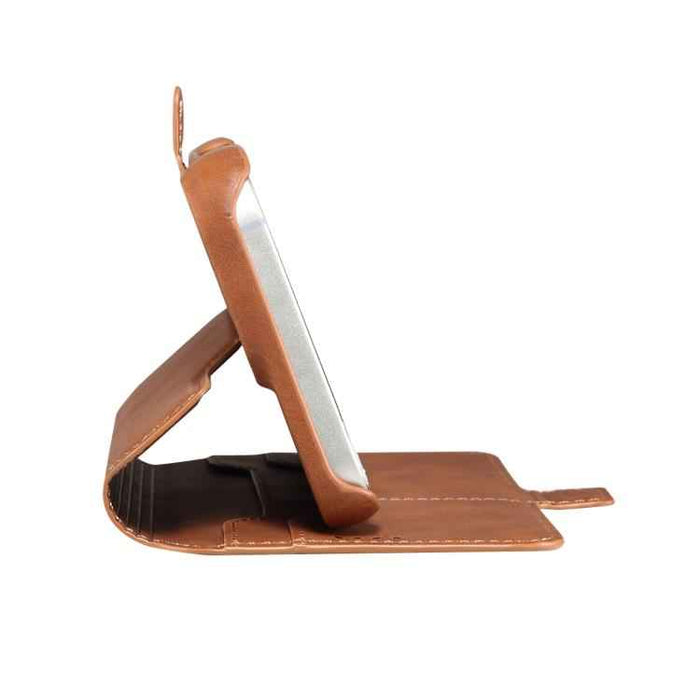 For iPhone 16e Denior B07 MagSafe Detachable Leather Phone Case(Brown)