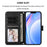 For iPhone 16e Litter Panda Embossing RFID Leather Phone Case with Lanyard(Black)