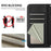 For iPhone 16e Litter Panda Embossing RFID Leather Phone Case with Lanyard(Black)