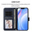 For iPhone 16e Litter Panda Embossing RFID Leather Phone Case with Lanyard(Blue)