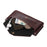 For iPhone 16e Multi-card Slots Crossbody Cowhide Leather Phone Case(Brown)
