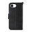 For iPhone 16e Multi-card Slots Crossbody Cowhide Leather Phone Case(Black)