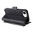 For iPhone 16e Multi-card Slots Crossbody Cowhide Leather Phone Case(Black)