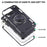 For iPhone 17 Pro Max Three-core Mecha 360 Degree Rotation Magnetic Holder Phone Case(Army Green)