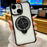 For iPhone 15 Spinning Top Holder Phone Case(Black)