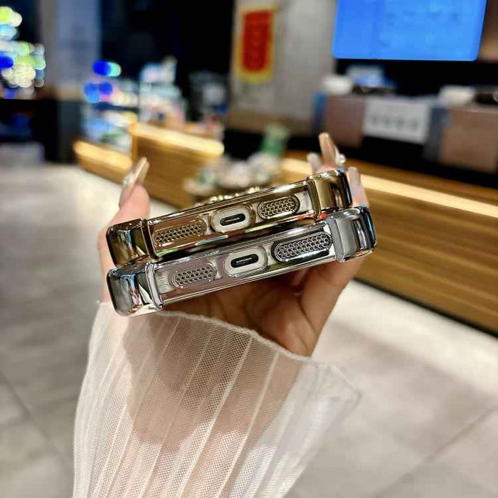 For iPhone 16 Pro Spinning Top Holder Phone Case(Silver)