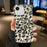 For iPhone 16e Leopard MagSafe Dual-side Laminating IMD Phone Case(Black Brown)
