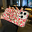 For iPhone 15 Leopard MagSafe Dual-side Laminating IMD Phone Case(Purple)