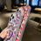 For iPhone 15 Leopard MagSafe Dual-side Laminating IMD Phone Case(Purple)