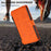 For iPhone 17 Pro Max Butterfly Love Flower Multi-card Zipper Wallet Leather Phone Case(Orange)