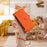 For iPhone 17 Pro Max Butterfly Love Flower Multi-card Zipper Wallet Leather Phone Case(Orange)