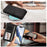 For iPhone 17 Pro Max Butterfly Love Flower Multi-card Zipper Wallet Leather Phone Case(Black)