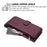 For iPhone 16e Butterfly Love Flower Multi-card Zipper Wallet Leather Phone Case(Dark Purple)