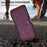 For iPhone 16e Butterfly Love Flower Multi-card Zipper Wallet Leather Phone Case(Dark Purple)