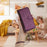 For iPhone 16e Butterfly Love Flower Multi-card Zipper Wallet Leather Phone Case(Dark Purple)