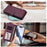 For iPhone 16e Butterfly Love Flower Multi-card Zipper Wallet Leather Phone Case(Dark Purple)