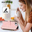 For iPhone 16e Butterfly Love Flower Multi-card Zipper Wallet Leather Phone Case(Pink)