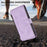 For iPhone 16 Pro Butterfly Love Flower Multi-card Zipper Wallet Leather Phone Case(Light Purple)