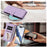 For iPhone 16 Pro Butterfly Love Flower Multi-card Zipper Wallet Leather Phone Case(Light Purple)
