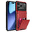For iPhone 17 Pro Max Scratch-Resistant Shockproof Heavy Duty Rugged Armor Phone Case(Red)