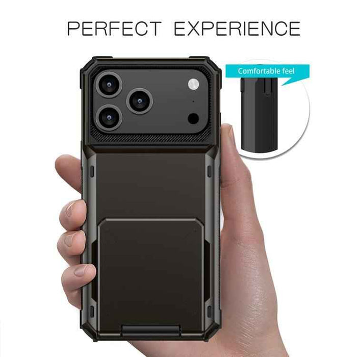 For iPhone 17 Pro Max Scratch-Resistant Shockproof Heavy Duty Rugged Armor Phone Case(Blue)