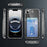 For iPhone 16e Crystal Clear Card Slot PC Hybrid TPU Phone Case(Transparent)