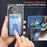 For iPhone 16e Crystal Clear Card Slot PC Hybrid TPU Phone Case(Transparent)