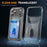 For iPhone 17 Pro Max Crystal Clear Card Slot PC Hybrid TPU Phone Case(Transparent)