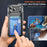 For iPhone 17 Pro Max Crystal Clear Card Slot PC Hybrid TPU Phone Case(Transparent)