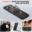 For iPhone 17 Pro Max Metal 360 Degree Rotation Holder MagSafe Phone Case(Black)
