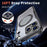 For iPhone 17 Pro Max Metal 360 Degree Rotation Holder MagSafe Phone Case(Grey)