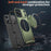 For iPhone 17 Pro Max Metal 360 Degree Rotation Holder MagSafe Phone Case(Olive Green)