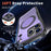 For iPhone 17 Pro Max Metal 360 Degree Rotation Holder MagSafe Phone Case(Purple)