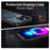 For iPhone 16 Pro Metal 360 Degree Rotation Holder MagSafe Phone Case(Navy Blue)