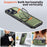 For iPhone 16 Pro Metal 360 Degree Rotation Holder MagSafe Phone Case(Olive Green)