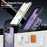 For iPhone 16 Pro Metal 360 Degree Rotation Holder MagSafe Phone Case(Purple)