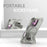 For iPhone 17 Armor Magsafe Holder PC Hybrid TPU Phone Case(Grey)