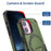 For iPhone 17 Armor Magsafe Holder PC Hybrid TPU Phone Case(Army Green)