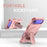 For iPhone 17 Air Armor Magsafe Holder PC Hybrid TPU Phone Case(Pink)