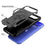 For iPhone 17 Air Armor Magsafe Holder PC Hybrid TPU Phone Case(Black)