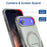 For iPhone 17 Air Armor Magsafe Holder PC Hybrid TPU Phone Case(Grey)