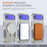 For iPhone 17 Air Armor Magsafe Holder PC Hybrid TPU Phone Case(Grey)
