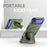 For iPhone 17 Air Armor Magsafe Holder PC Hybrid TPU Phone Case(Army Green)
