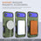 For iPhone 17 Air Armor Magsafe Holder PC Hybrid TPU Phone Case(Army Green)