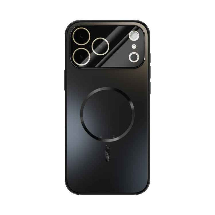 For iPhone 17 Pro Max ABEEL Heat Dissipation Frosted MagSafe Phone Case with Lens Film(Black)