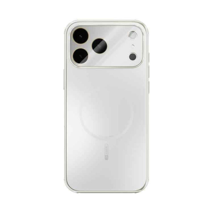 For iPhone 17 Pro Max ABEEL Heat Dissipation Frosted MagSafe Phone Case with Lens Film(White)